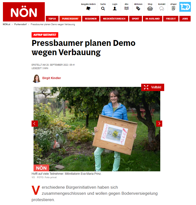 220928_Screenprint_NÖN-Bericht_-_Pressbaumer_planen_Demo_wegen_Verbauung.PNG